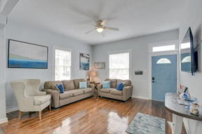 4 Blocks to Beach Home with Patio in Galveston!